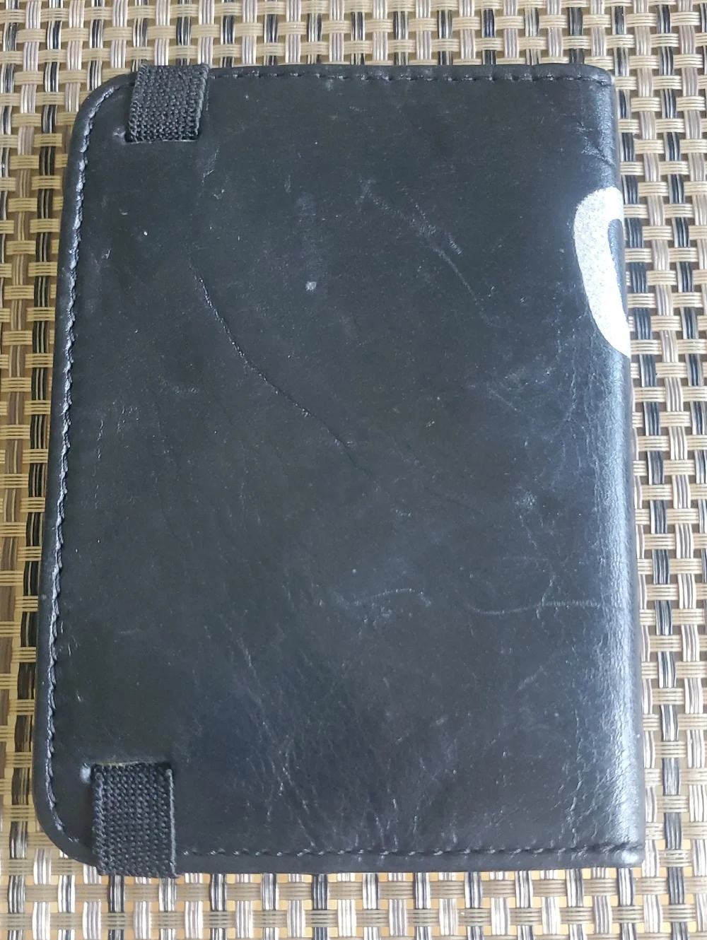 Vintage Juicy Couture Silver Glitter CHOOSE JUICY Leather Passport Wallet - Picture 4 of 13